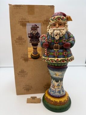 Jim Shore Heartwood Creek "Sweet Season" Santa Nutcracker Figurine.